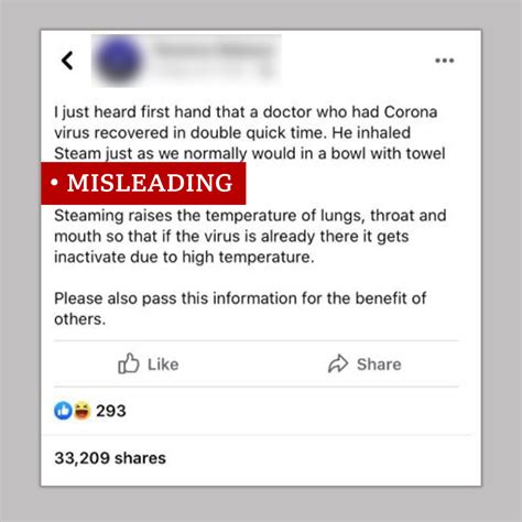 Coronavirus Fake And Misleading Stories That Went Viral This Week