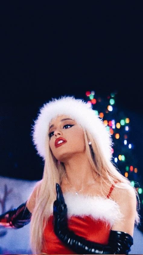 Ariana Grande Christmas Wallpapers Wallpaper Cave