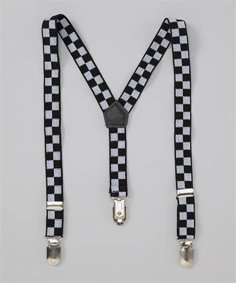Black And White Checkerboard Suspenders Black And White Suspenders Black