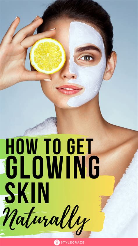 How To Get Glowing Skin Naturally | Natural glowing skin, Glowing skin ...