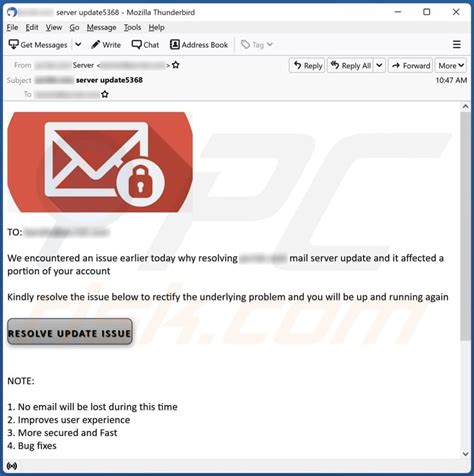 Mail Server Update Email Scam Removal And Recovery Steps Updated