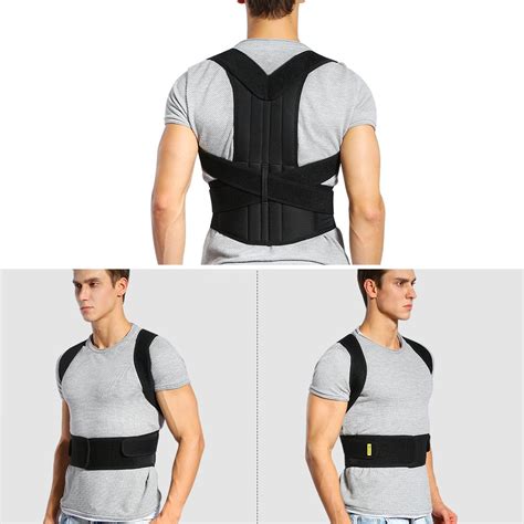 בריאות ומשק הבית Back Brace Posture Corrector Full Back Support Belts