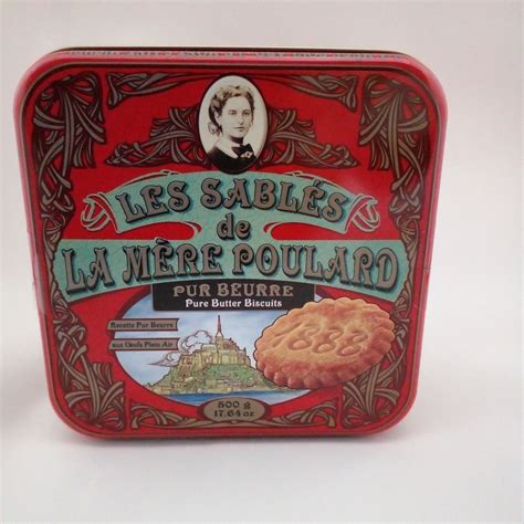 La Mère Poulard Sablés French Butter Biscuits Tin 500g 40083 Tradluxe