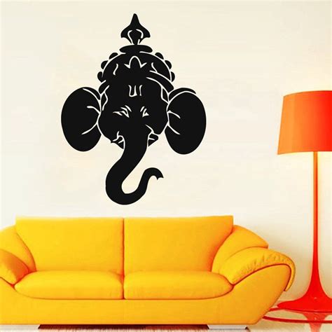 Yoga Club Sticke Elephant Decal Patanjali Posters Yug Vinyl Wall Decals