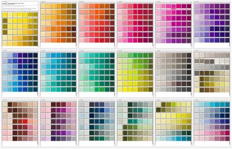 Free Color Chart Template Free Printable Templates