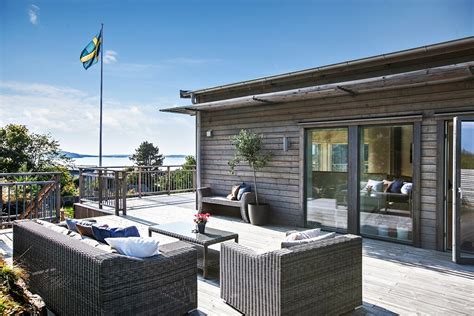 Scandinavian House With A Splendid View Of The Sea