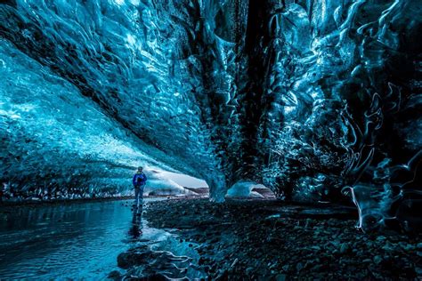 Crystal Ice Cave Vatnajökull Glacier South Iceland