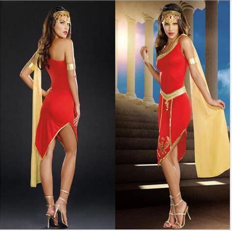 Free Shipping Sexy Fantasia Egyptian Queen Cleopatra Costume Women