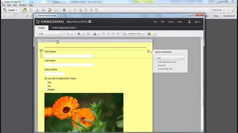 How To Make Interactive Pdf Forms In Adobe Acrobat Xi By Mrtutorx