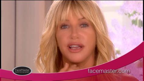 Suzanne Somers Demonstrates Her Facemaster Facial Toning Anti Aging