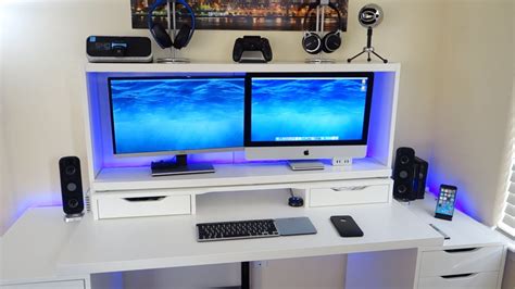 A clean look that's easy to like and mix with other styles. Image result for ikea alex add on | Ikea gaming desk, Ikea ...