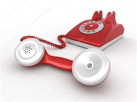 Old Fashioned Disk Phone On White Isolated Background — Stock Photo