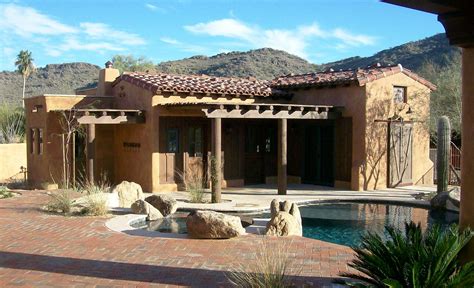 Historically, lower income families and the peasants who worked the haciendas lived in adobe houses. Mexican Style Home Design Hacienda House Plans - House ...