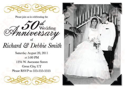 They are in word format. 5 Best Images of 50th Anniversary Invitations Free ...