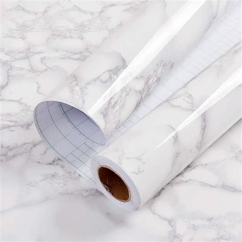 Marble Contact Paper Self Adhesive Cm Cm Granite Appearance