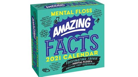 Pre Order Mental Floss Amazing Facts Desk Calendar Mental Floss