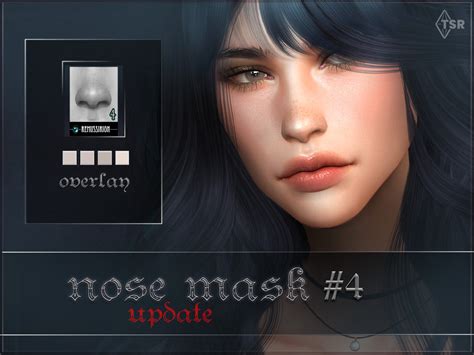 Sims 4 Nose Mask Overlay The Sims 4 Skin The Sims 4 P