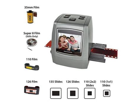 Allinone High Resolution 22mp Film Scanner Converts 35mm126kpk110super