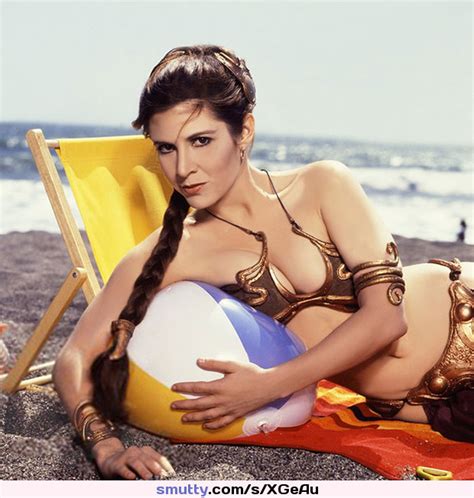 Princess Leia Bikini Return Jedi Beach Shoot 1983 Carrie Fisher 4