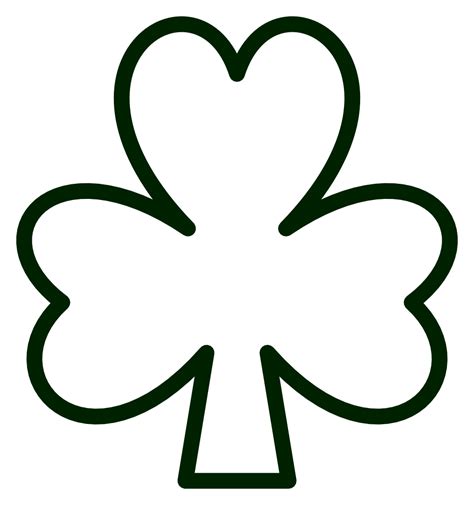 Free Shamrock Clipart Black And White Download Free Shamrock Clipart