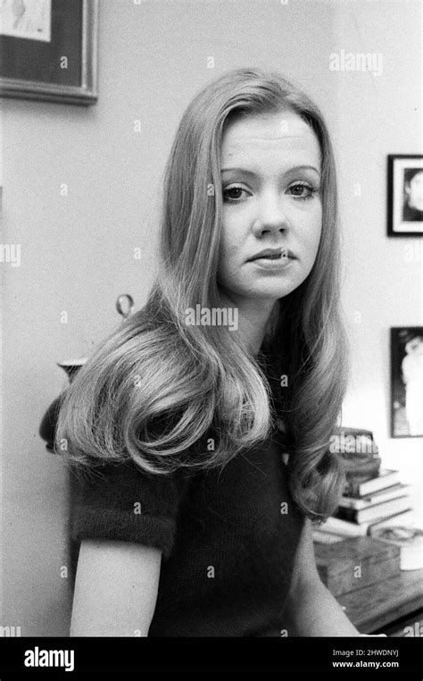 Actress Hayley Mills At Her Chelsea Home A Portrait Of Her By Roy Boulting Hangs On The Wall