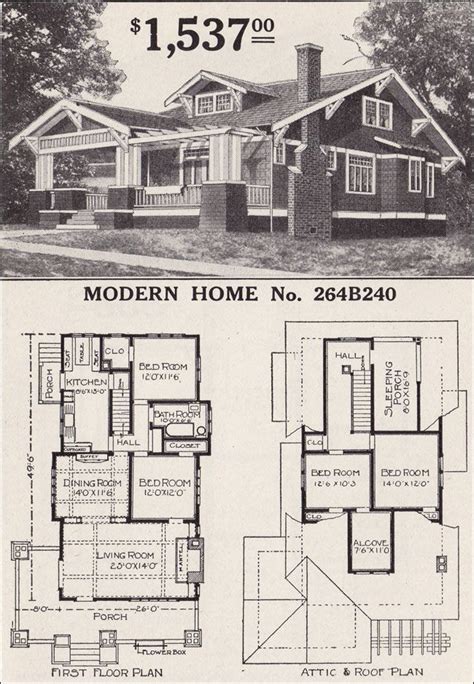31 Vintage Craftsman Style Home Plans