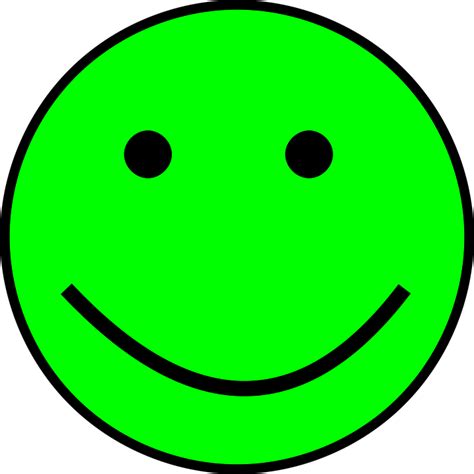 Smiley Vert Simple · Images Vectorielles Gratuites Sur Pixabay