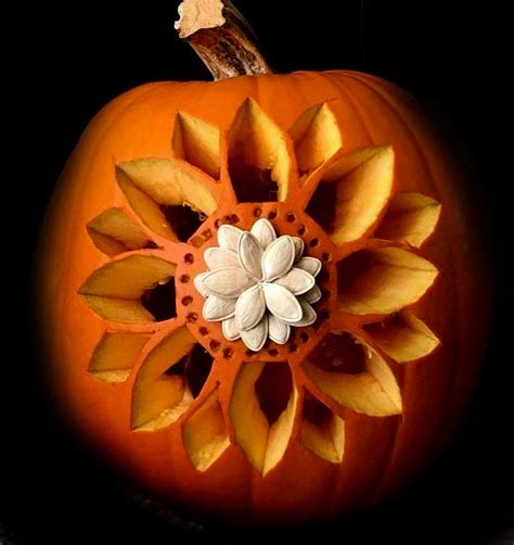 25 Beautiful Floral Pumpkin Carving Ideas 2020 Designbolts