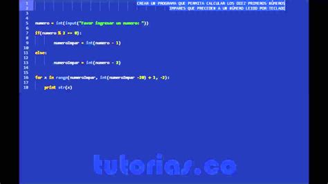 Ciclo For Python N 250 Meros Impares Precedentes Youtube Riset