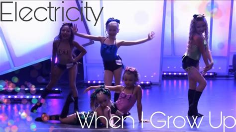 Dance Moms Electricity When I Grow Up Audio Swap Youtube