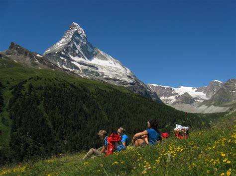 Swiss Mountain Guide Hiking Mountain Climbing And Skiing