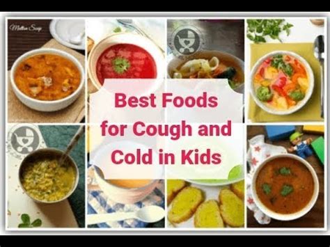 It takes time for your tyke to get rid of congestion, but you can make her feel better by paying special attention to her diet. Best Foods for Cough and Cold in Kids - YouTube