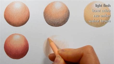 Tutorial How To Color Different Skin Tones With Colored Pencils And