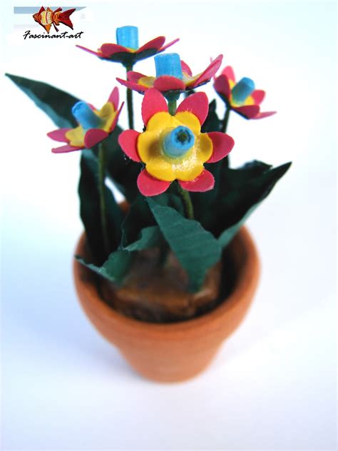Quilling Joy By Marius Miniature Flower Pots