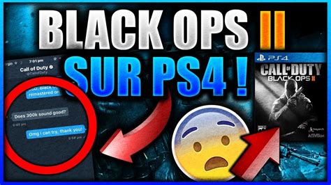 Black Ops 2 De Retour Sur Ps4 No Fake Youtube