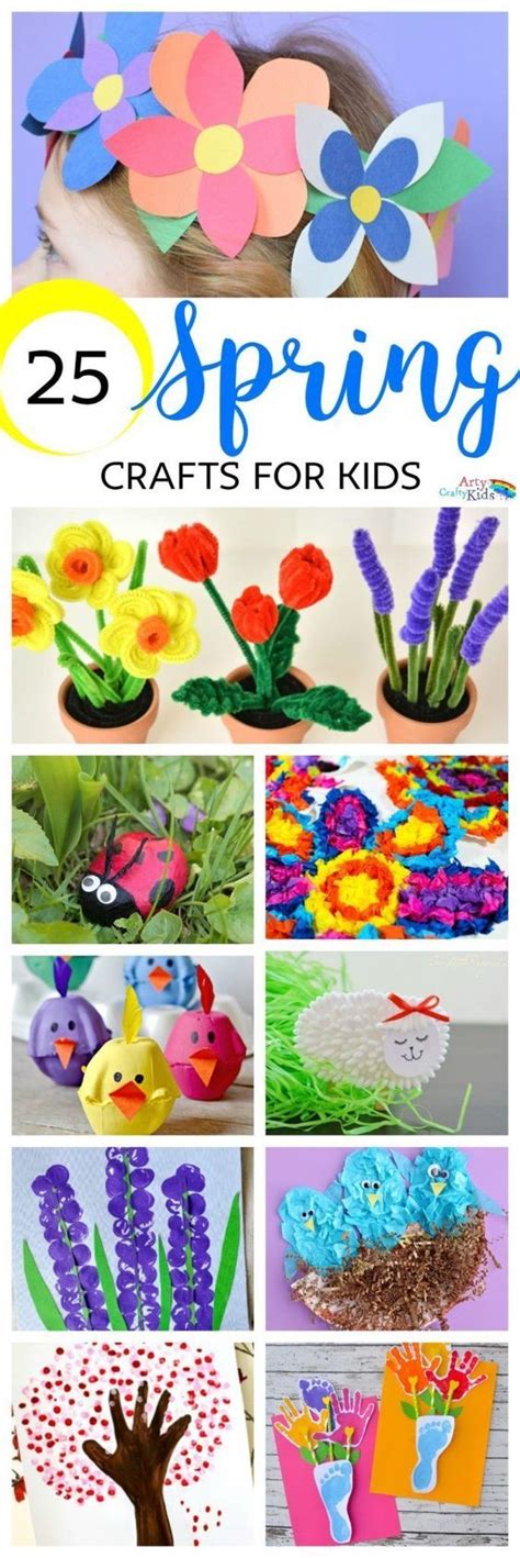 Easy Spring Crafts For Kids Arty Crafty Kids Springtime Crafty Fun