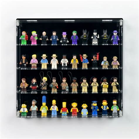 40 Lego Minifigures Wall Display Cabinet Idisplayit