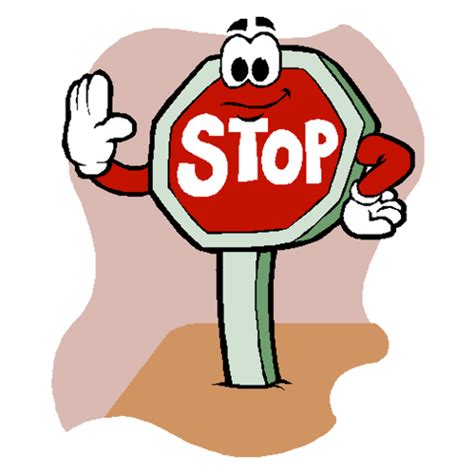 Download High Quality Stop Sign Clip Art Classroom Transparent Png