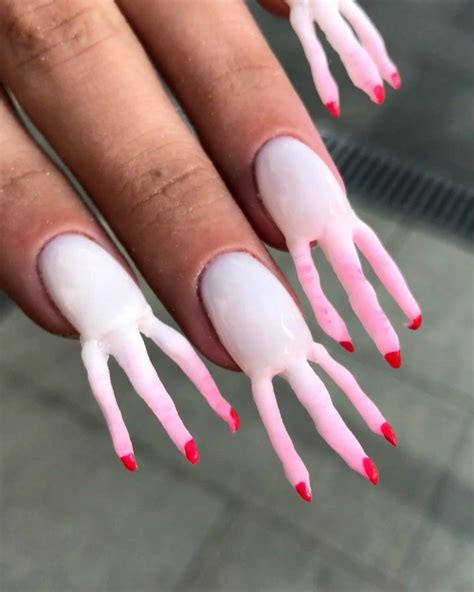 These Nails Have Nails And Its Freaking Us Out Nagel Gel Nägel