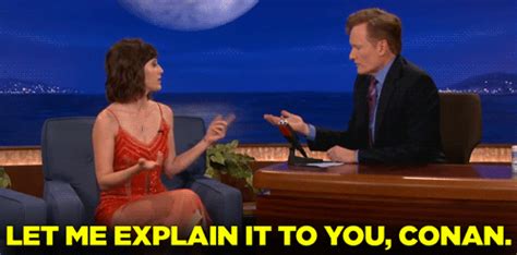 Explain Lizzy Caplan  By Team Coco Find And Share On Giphy