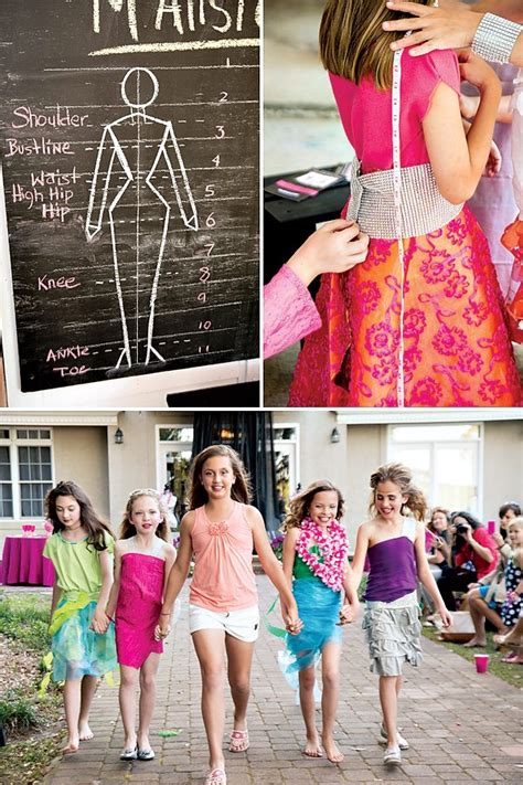 Girls Fashion Party Creative Outfits And Runway Fun Hostess With