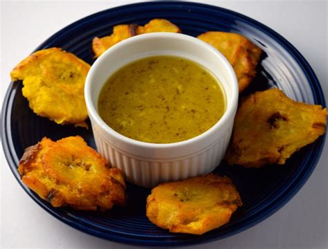 Tostones Fried Plantains With Mojo Garlic Sauce Chef Times Two