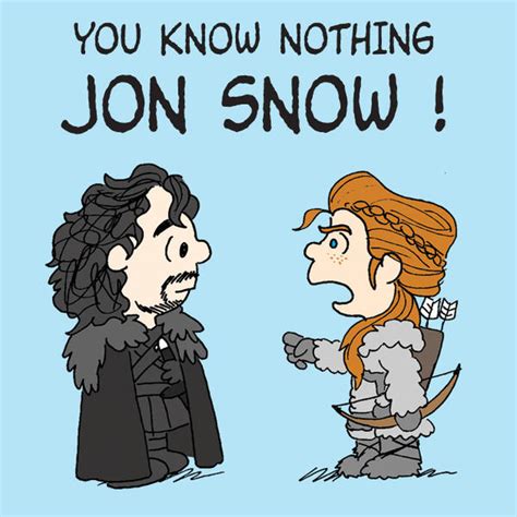 You Know Nothing Jon Snow By Carlinx On Deviantart
