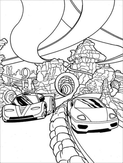 Convertible car on the road. Get This Cool Race Car Coloring Pages for Kids 6cbg7