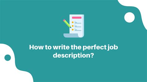 How To Write The Perfect Job Description Laptrinhx
