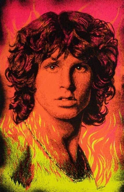 Jim Morrison With Images Jim Morrison Black Light Posters Vintage