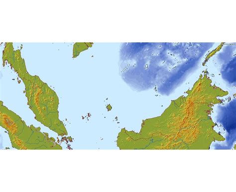 Geographical Map Of Malaysia Maps Of The World