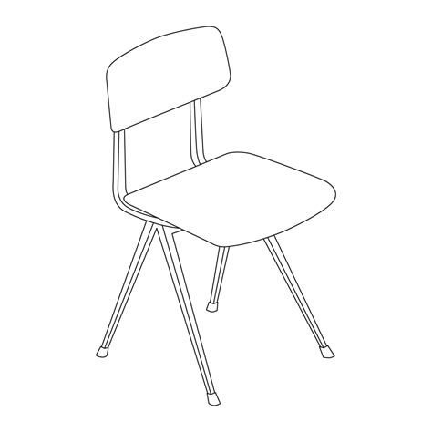 How To Draw A Chair Side View