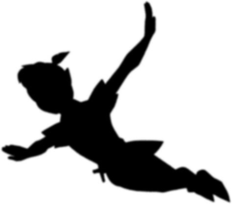 Peter Pan Silhouette Clipart - Clipart Suggest