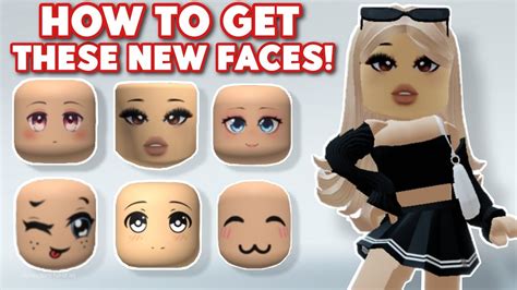 How To Get These New Cute Roblox Faces 🔥🤩 Youtube